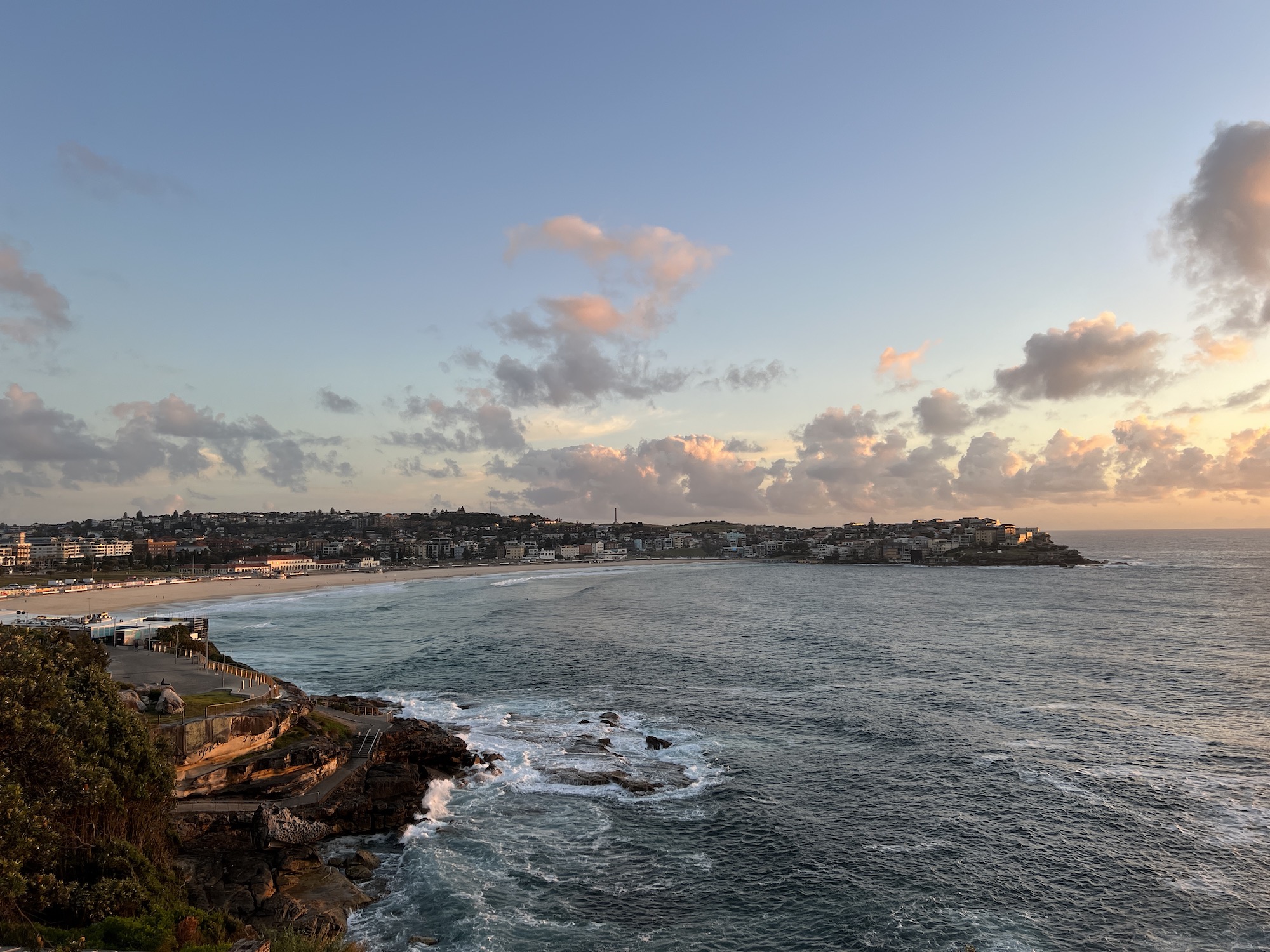 The view from our rental in Bondi Beach, Sydney